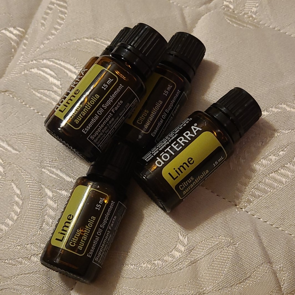 Lime essential oils. 5 bottles